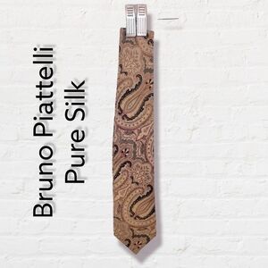 Bruno Piattelli‎ Career Business Pure Silk Mens Tie